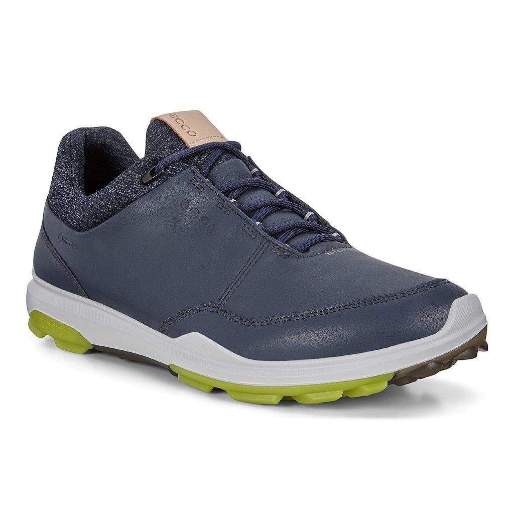 Ecco Golf Biom Hybrid 3 Mens Gore Tex Shoes Blue Outlet - India HOM-469702